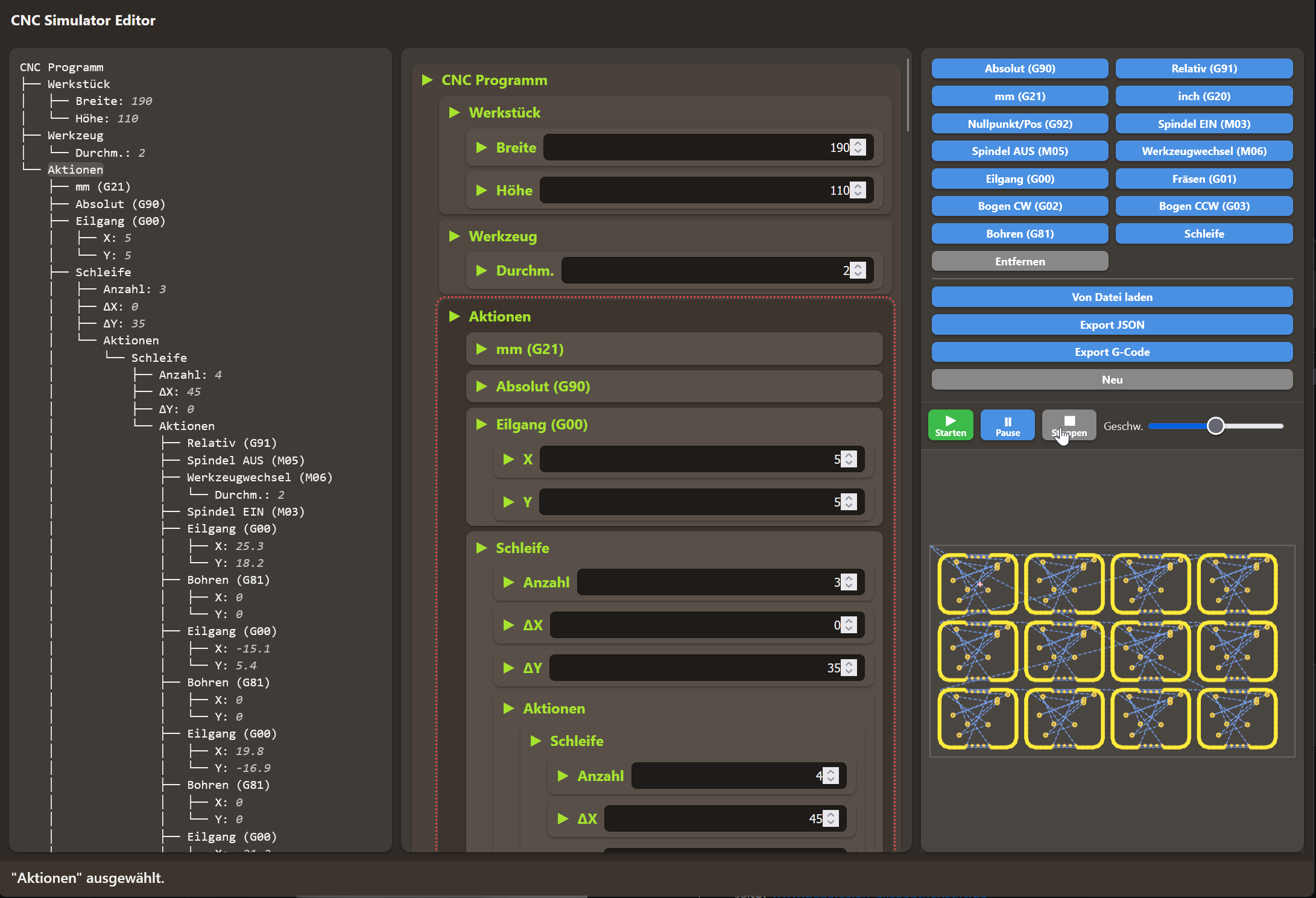 CNC Simulator Editor